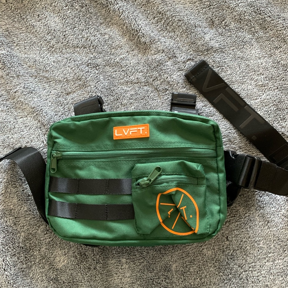 NWOT Green LVFT Crossbody Bag